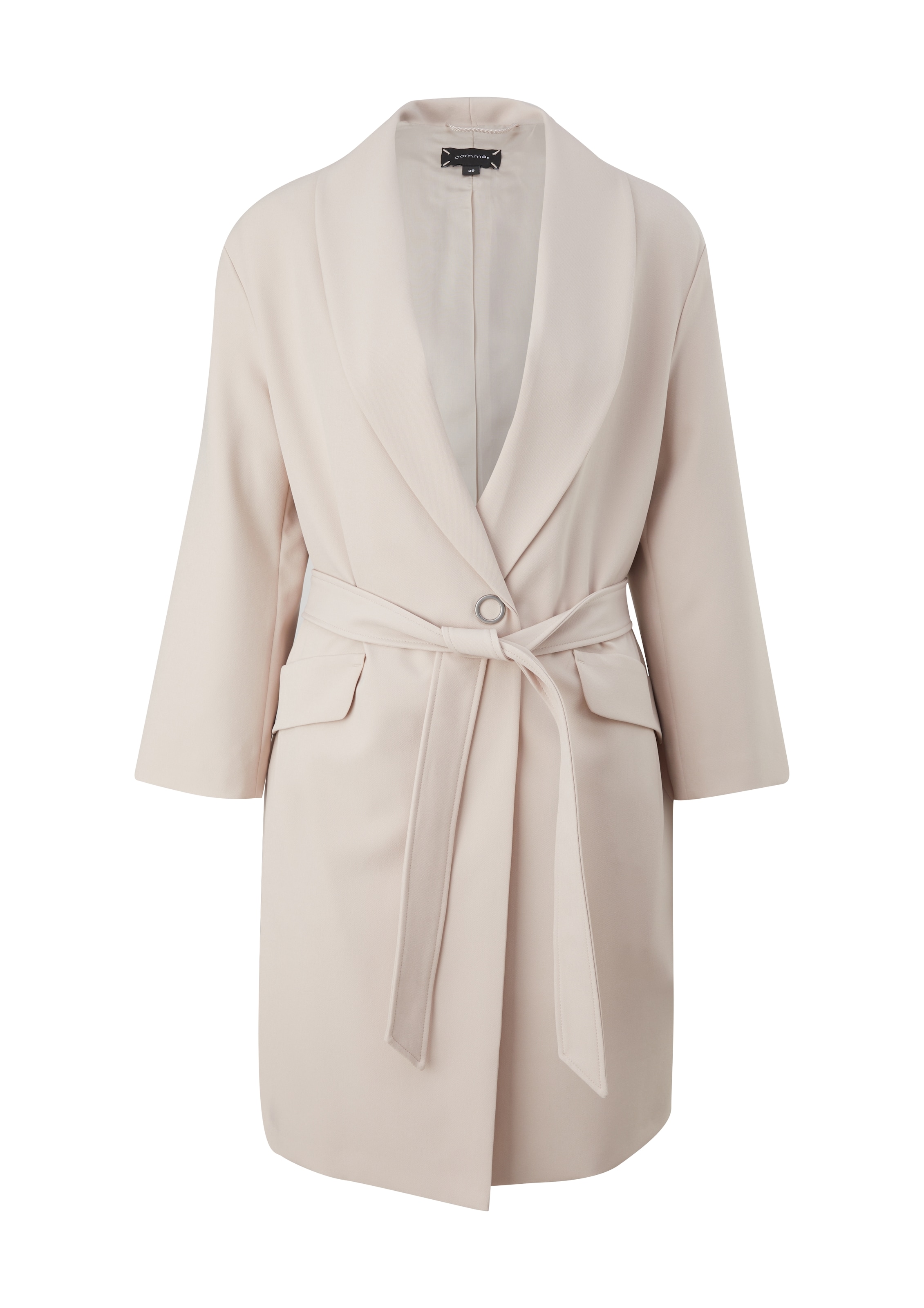 COMMA Přechodný kabát – béžová: přední strana