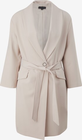 COMMA Between-seasons coat in Beige: front