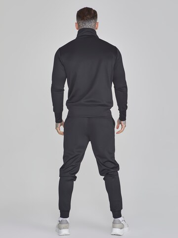 Effilé Pantalon SikSilk en noir