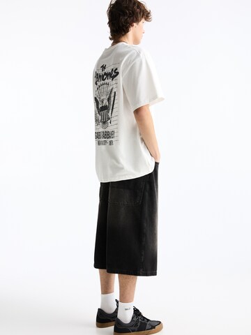 Pull&Bear T-Shirt in Weiß