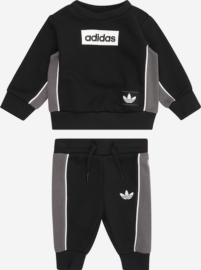 ADIDAS ORIGINALS Jogging komplet u siva / crna / bijela, Pregled proizvoda