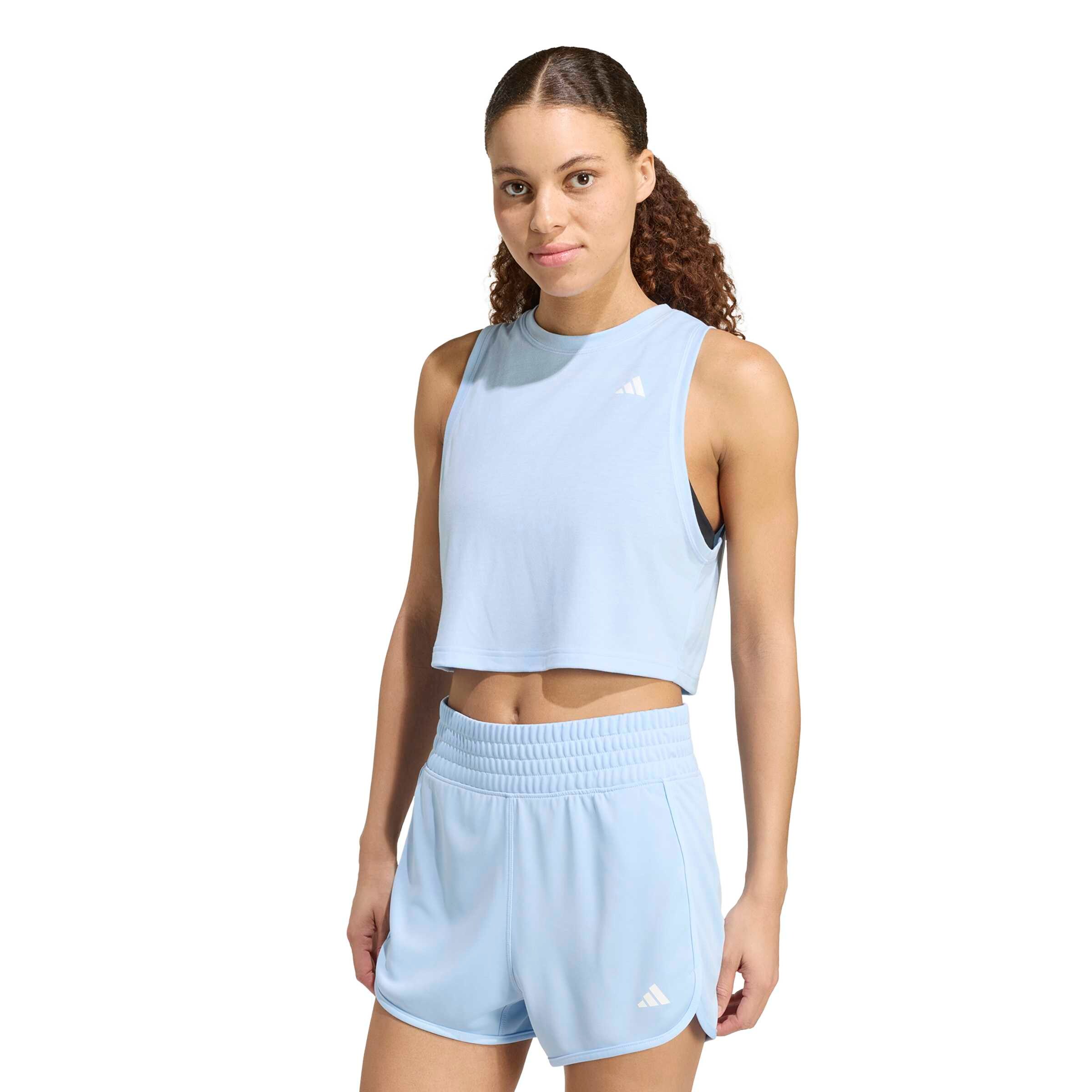 Top sportivo 'WE' di ADIDAS PERFORMANCE in blu: frontale