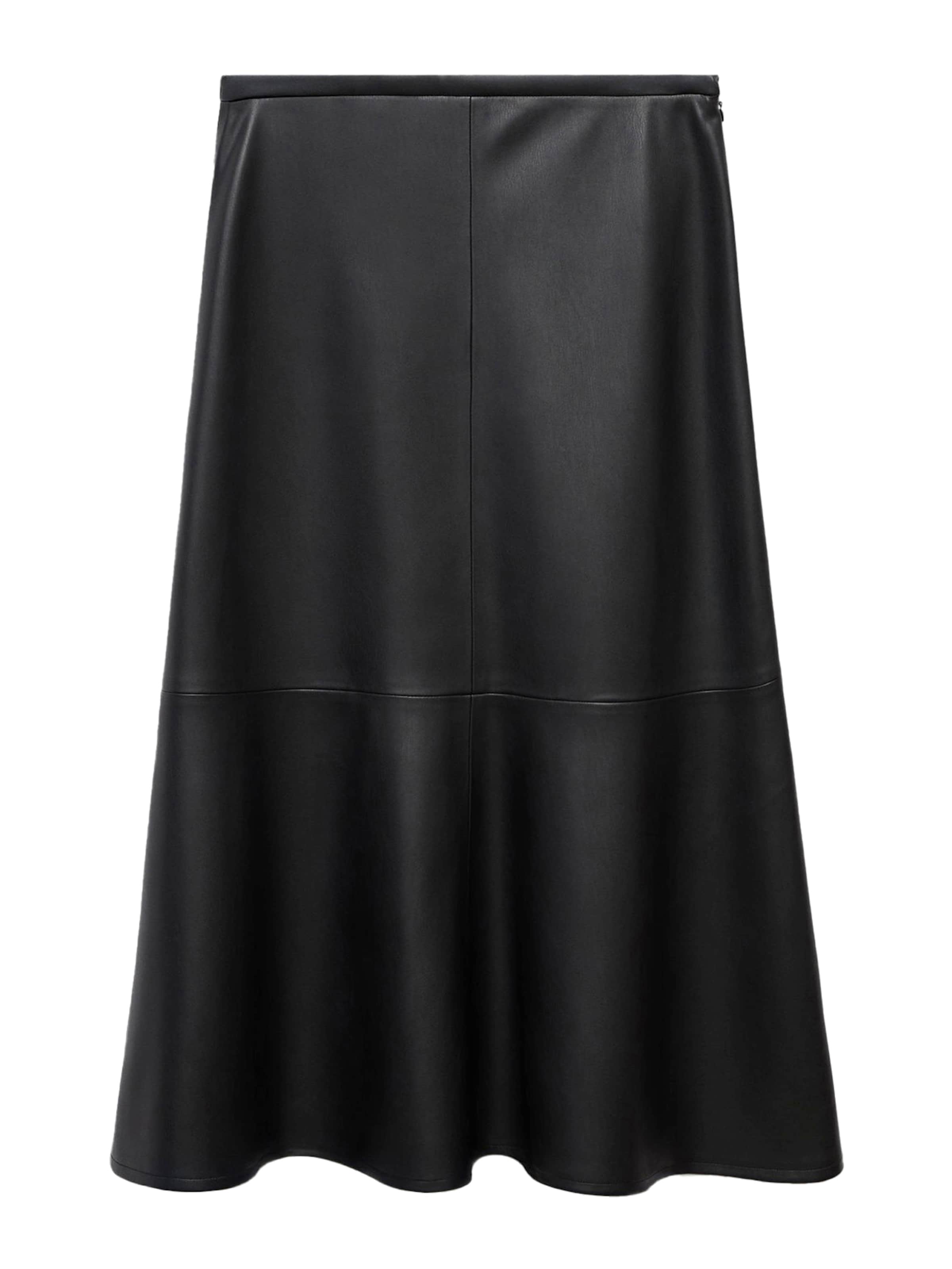 MANGO Sukně 'Paris' – černá: přední strana