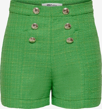 ONLY Regular Trousers 'Firenze' in Green: front