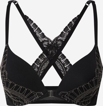 Hunkemöller Push-up Bra in Black: front