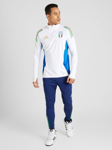 ADIDAS PERFORMANCE Skinny Sporthose 'Italy Tiro 24 Competition' in Blau