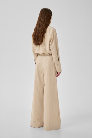 My Essential Wardrobe Wide Leg Hose 'VittaMW' in Beige