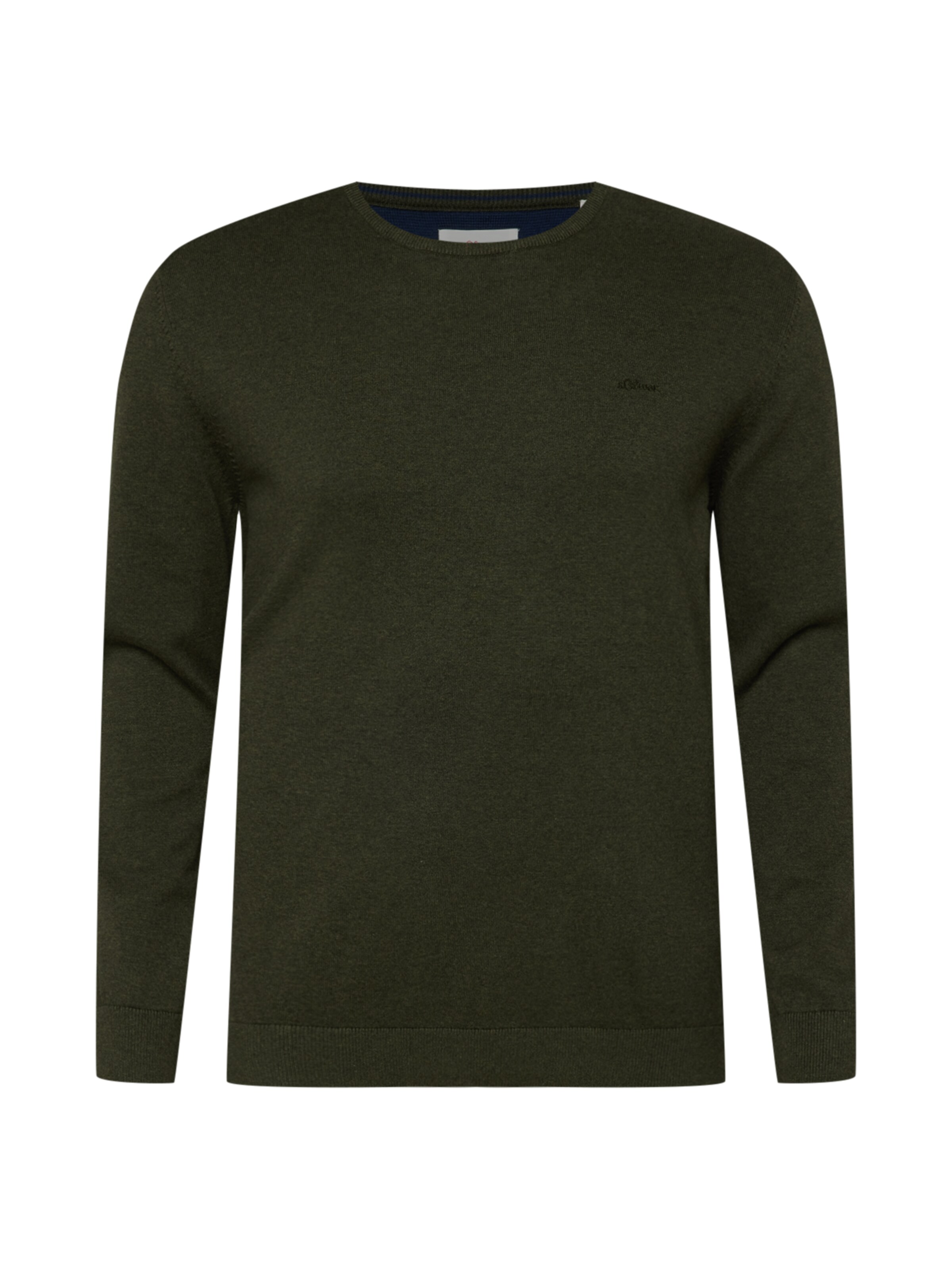 s.Oliver Men Big Sizes Pullover in Grün: Vorderseite