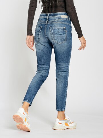 Coupe slim Jean 'Amelie' Gang en bleu