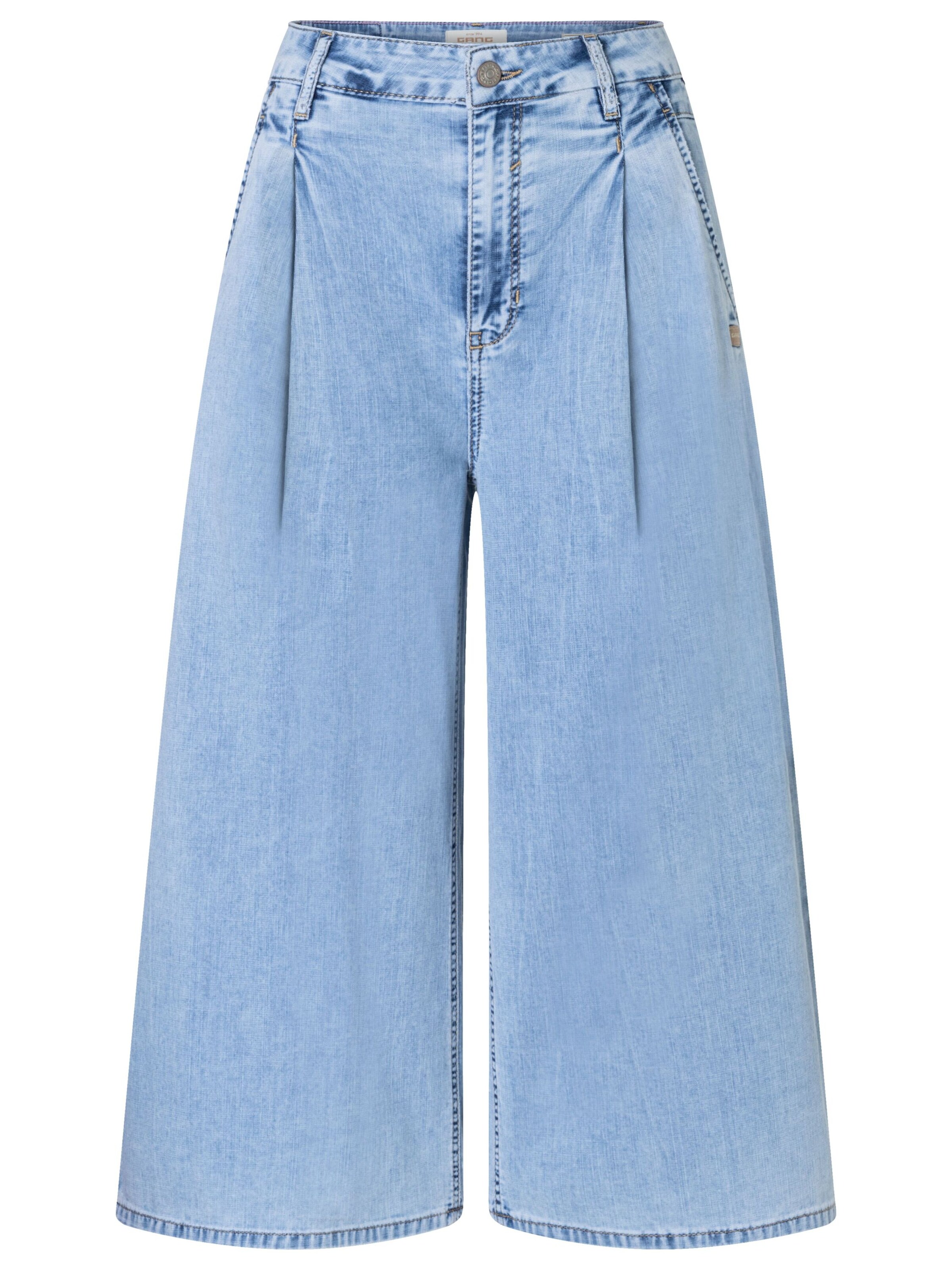 Gang Loosefit Jeans '94WANDA CULOTTE ' in Blau: Vorderseite