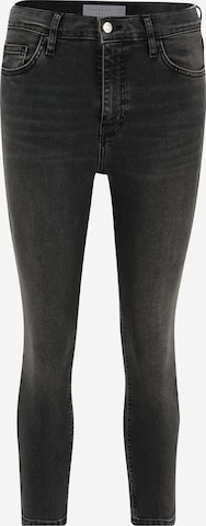 TOPSHOP Petite Skinny Jeans in Black: front