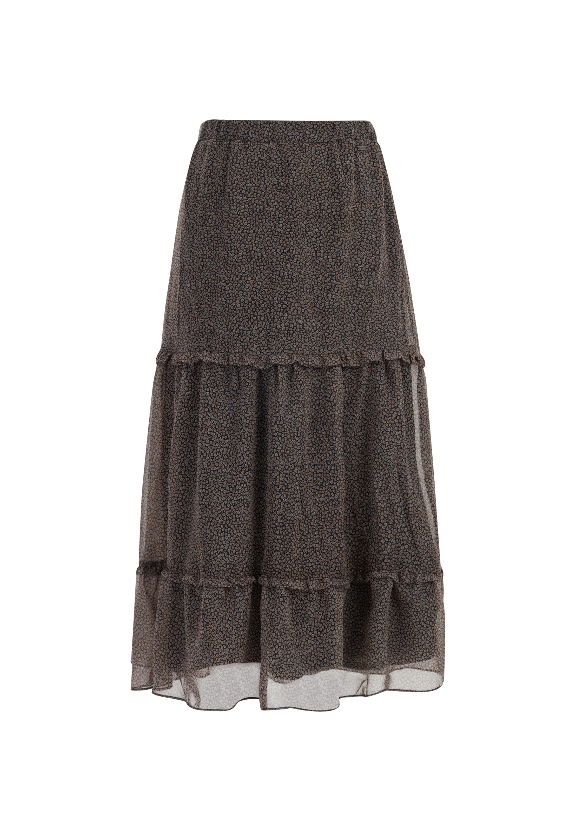 DreiMaster Vintage Kjol 'Ikita' i brun: framsida