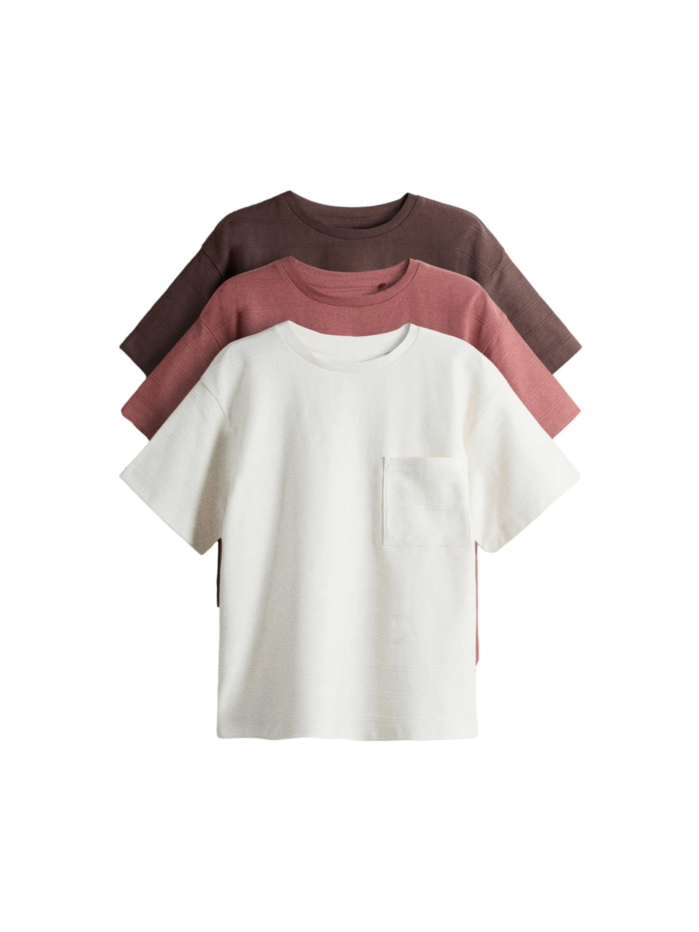 The Set Shirt in 98 in Cream / Chocolate / Rusty red, Item view