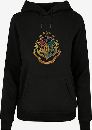 ABSOLUTE CULT Sweatshirt 'Harry Potter Distressed Hogwarts Crest' in blau / goldgelb / smaragd / schwarz, Produktansicht