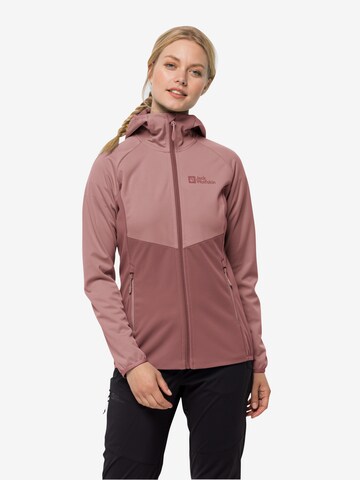 Giacca per outdoor di JACK WOLFSKIN in rosa: frontale
