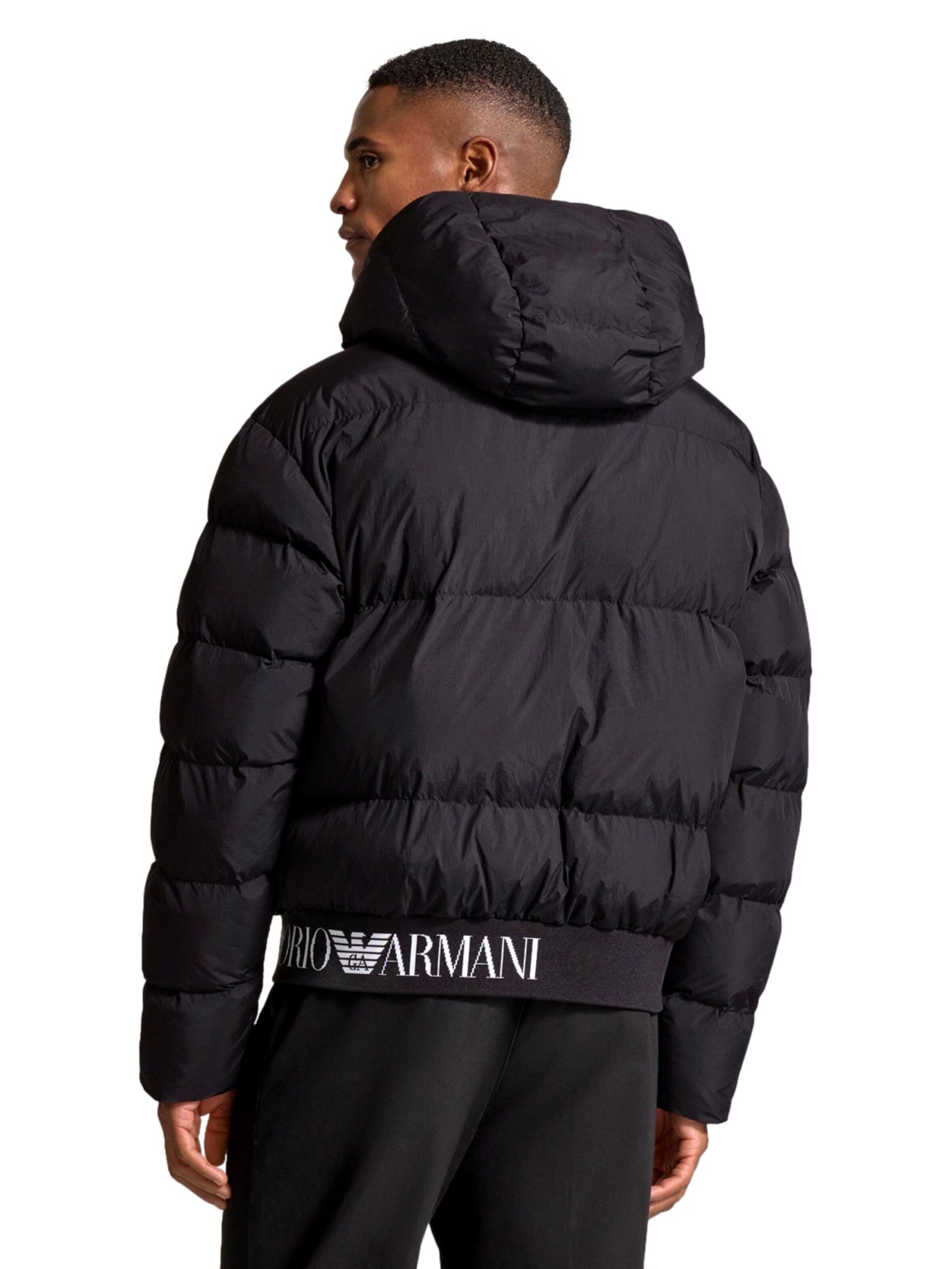 EA7 Emporio Armani Winterjas in Zwart
