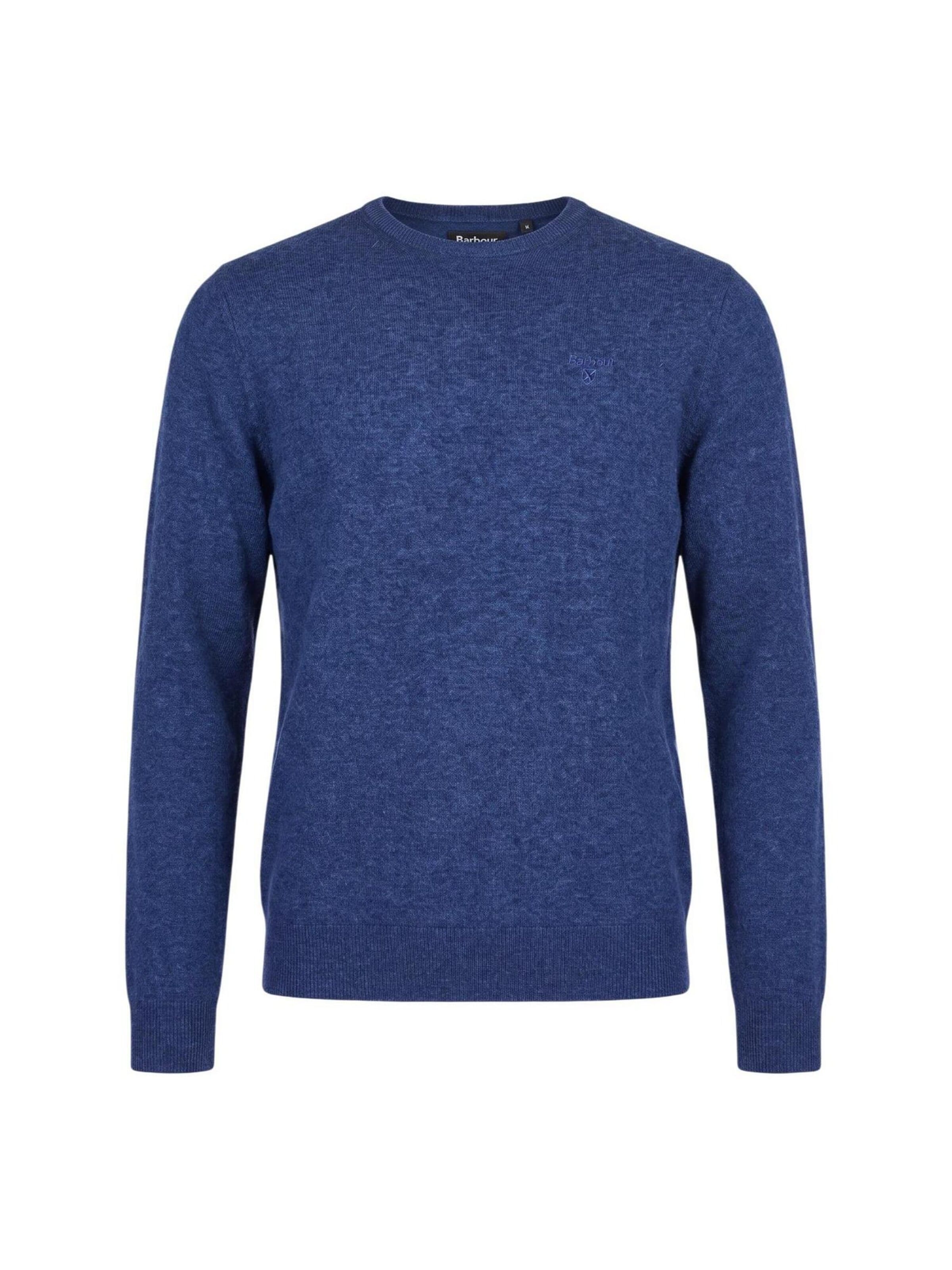 Barbour Trui in Blauw: voorkant