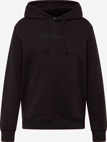 Pepe Jeans - Sudadera 'JOE' en negro: frente