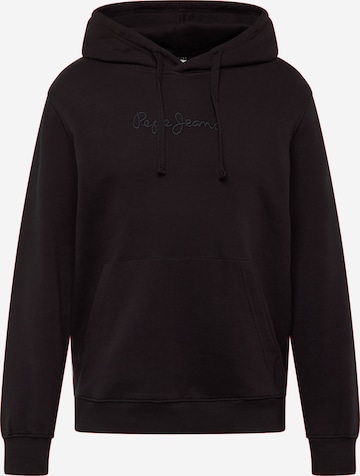 Pepe Jeans - Sudadera 'JOE' en negro: frente