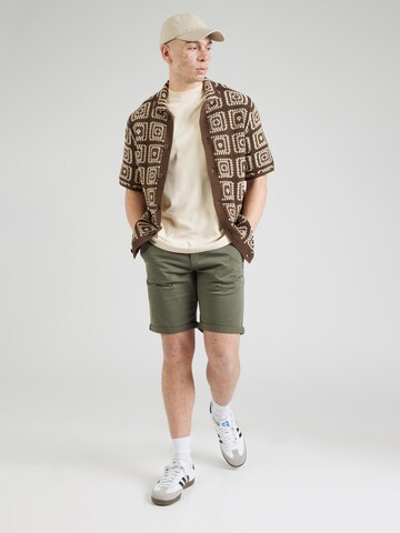 Regular Pantalon chino 'John' QS en vert
