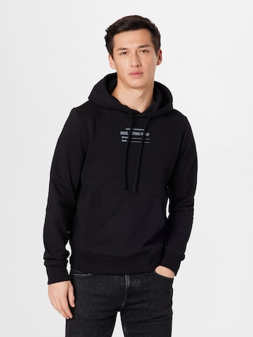 DIESEL Sweatshirt in Zwart: voorkant