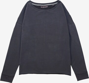 Elbsand Sweatshirt 'Riane' in Grijs: voorkant