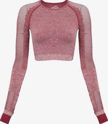 Leif Nelson Crop Top in Rot: predná strana