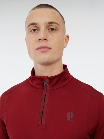 PROTEST Sportsweatshirt 'REWILL' in Rood