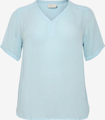 KAFFE CURVE Shirt 'Ami' in Blue: front