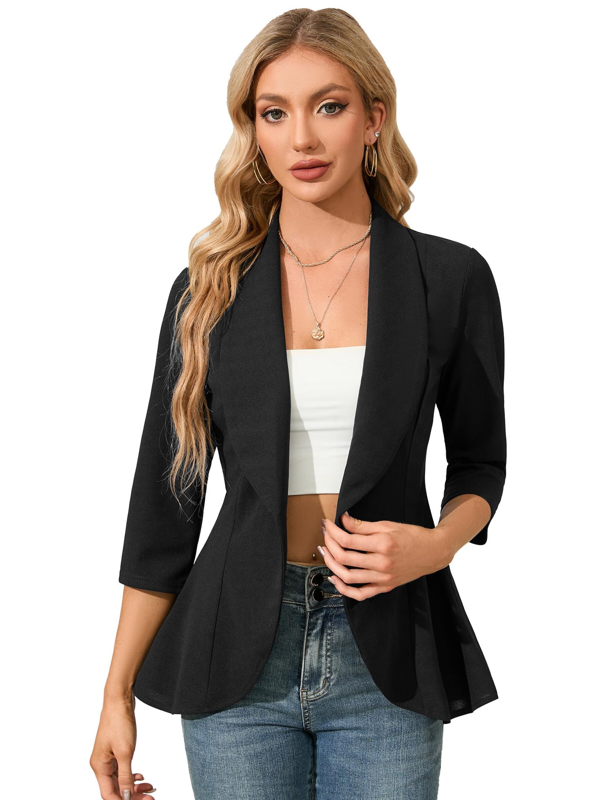 Yesfashion Blazer‌‌‌‌ in Schwarz: Vorderseite