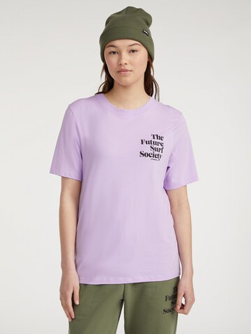 T-shirt 'Future Surf Society' O'NEILL en violet : devant