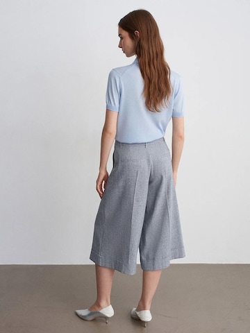 Dilvin Wide leg Broek 'Hose' in Grijs