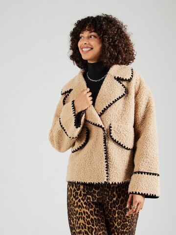 OBJECT Tussenjas 'OBJShiren' in Beige: voorkant