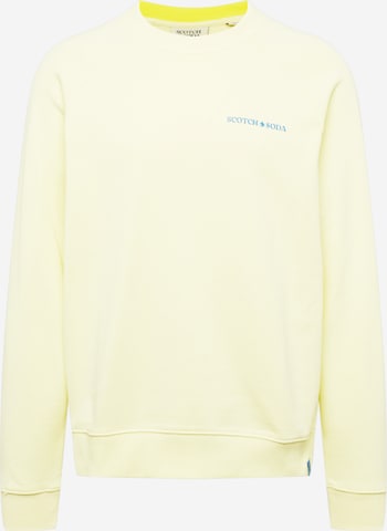 Sweat-shirt SCOTCH & SODA en jaune : devant