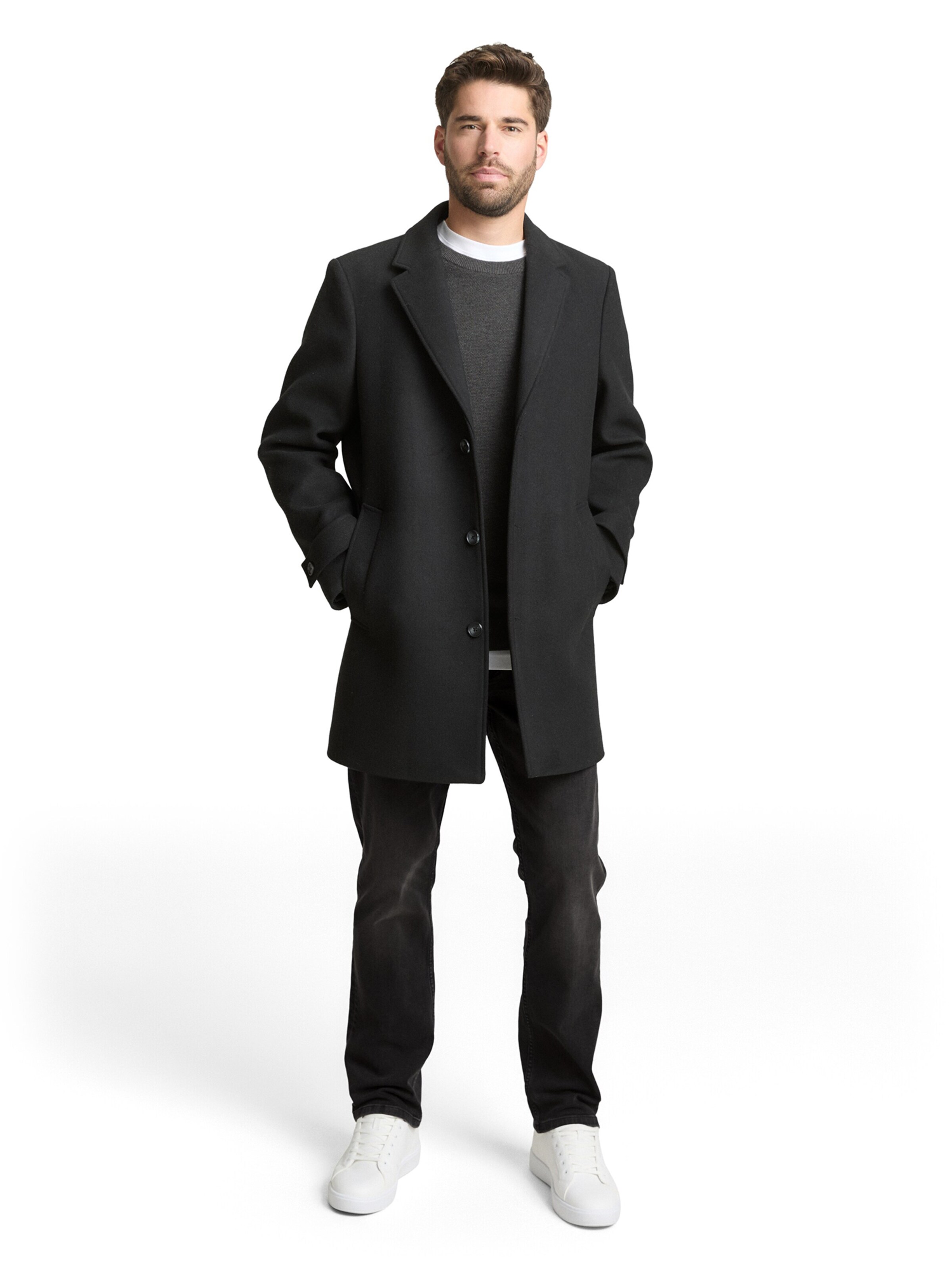 TOM TAILOR Regular Jeans 'Marvin' in Zwart