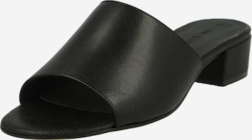 NINE TO FIVE Mules 'Maia' in Black: front