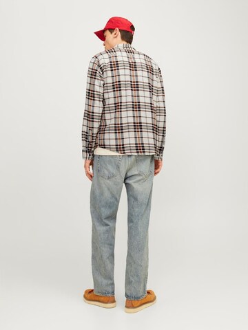 Regular fit Camicia 'JJECLASSIC' di JACK & JONES in beige