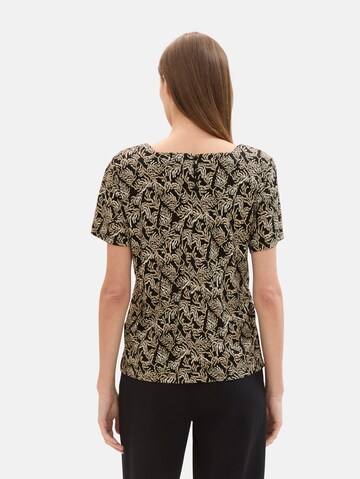 TOM TAILOR Bluse in Schwarz