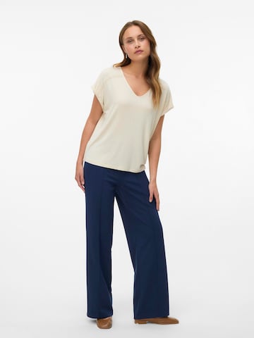 VERO MODA Широкий Брюки со складками 'VMBecky' в Синий