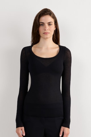 INTIMISSIMI Shirt 'Ultralight' in Black: front