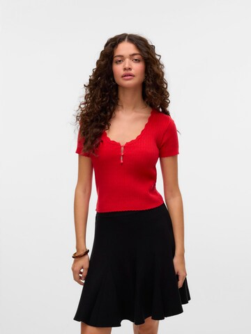 Pull-over 'VMGIA' VERO MODA en rouge : devant