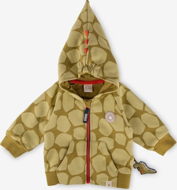 SIGIKID Sweatjacke 'Sweatjacke Dino Fun' in Grün: Vorderseite