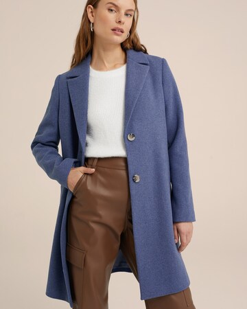 WE Fashion Přechodný kabát – modrá