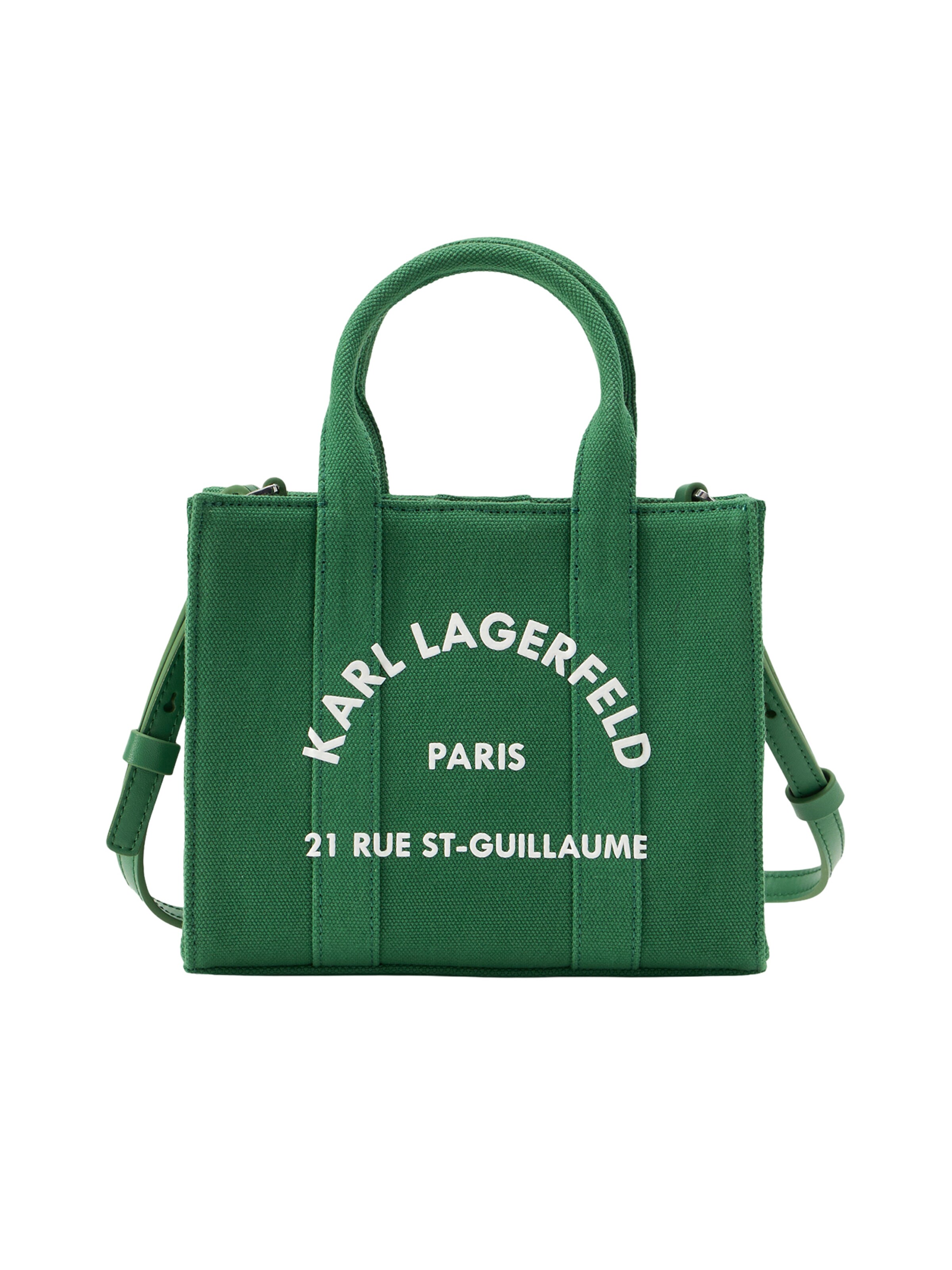Karl Lagerfeld - Malas de tiracolo em verde: frente