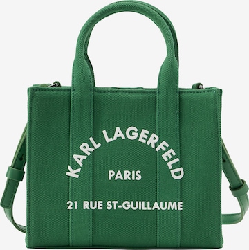 Karl Lagerfeld - Malas de tiracolo em verde: frente