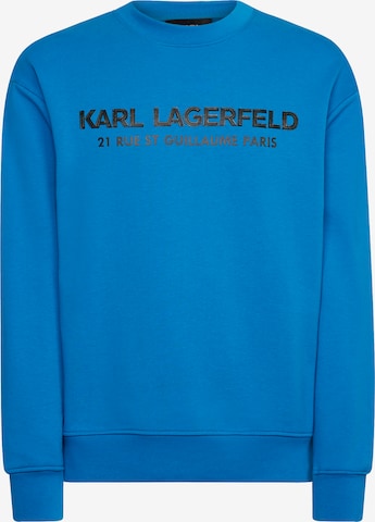 mėlyna Karl Lagerfeld Megztinis be užsegimo: priekis