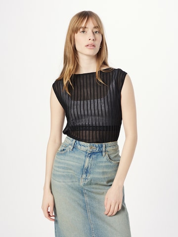 Calvin Klein - Jersey en negro: frente