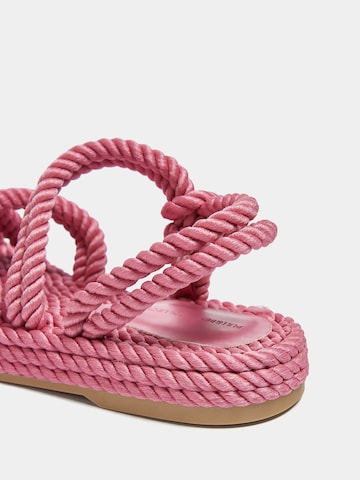 Pull&Bear Sandal i rosa