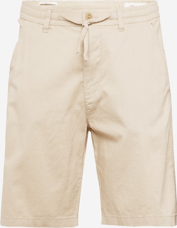 Loosefit Pantalon chino 'Detroit' s.Oliver en beige : devant