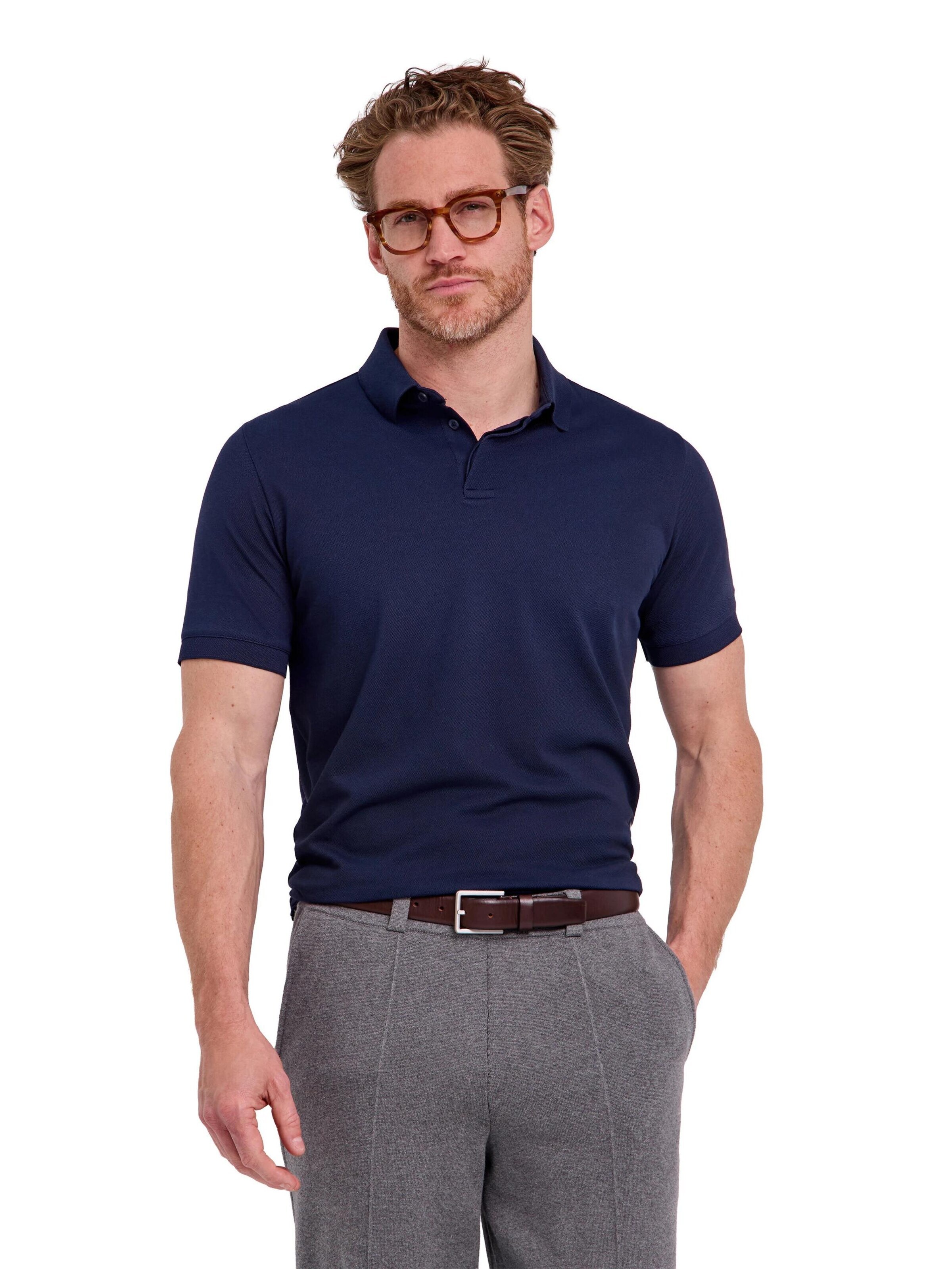 FALKE Shirt 'Smart Polo Ultralight' in Blue: front